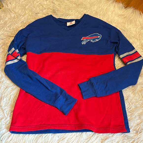 Buffalo bills red and blue glitter sweatshirt - Picture 1 of 3